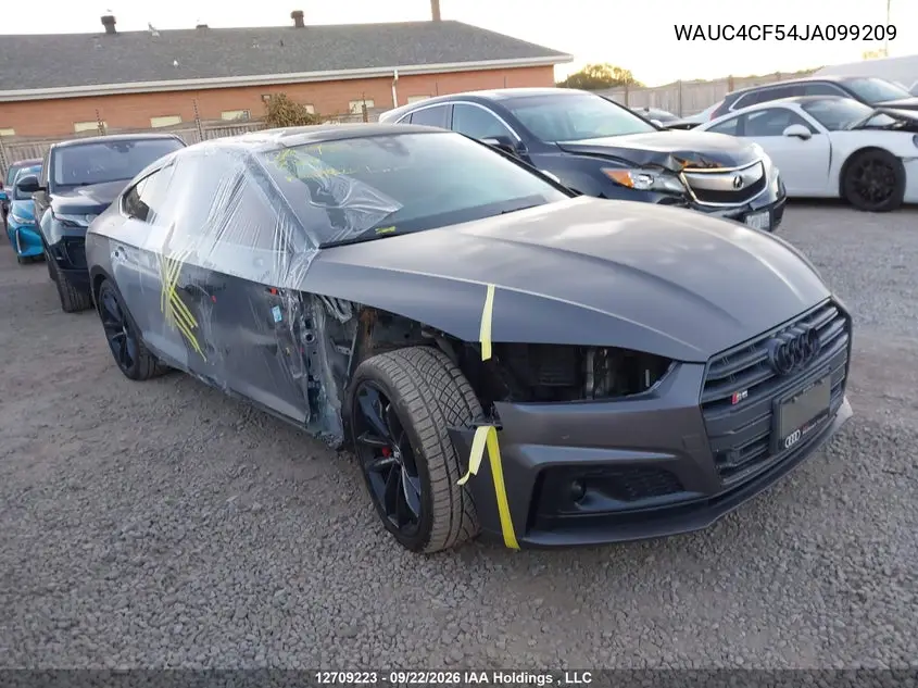 AUDI S5 2018, VIN WAUC4CF54JA099209