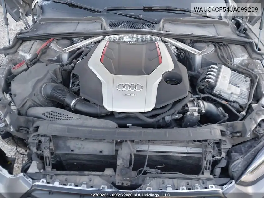 2018 AUDI S5 VIN WAUC4CF54JA099209 — фото 10