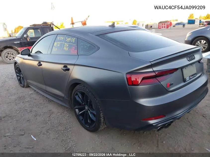 2018 AUDI S5 VIN WAUC4CF54JA099209 — фото 3