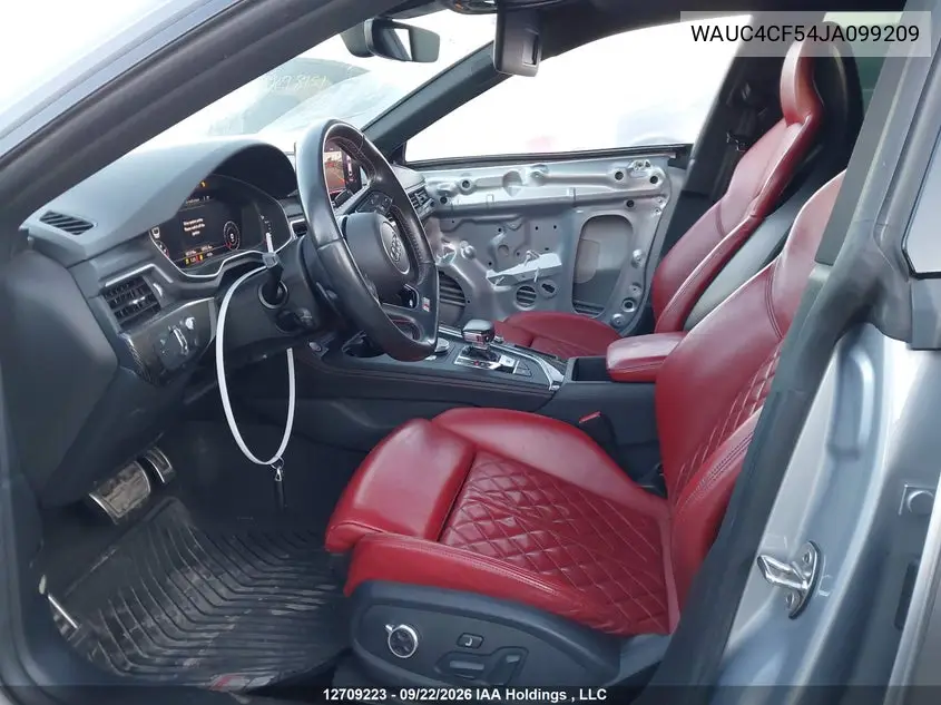 2018 AUDI S5 VIN WAUC4CF54JA099209 — фото 5