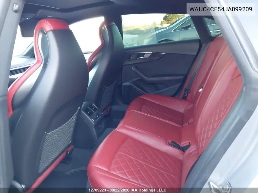 2018 AUDI S5 VIN WAUC4CF54JA099209 — фото 8