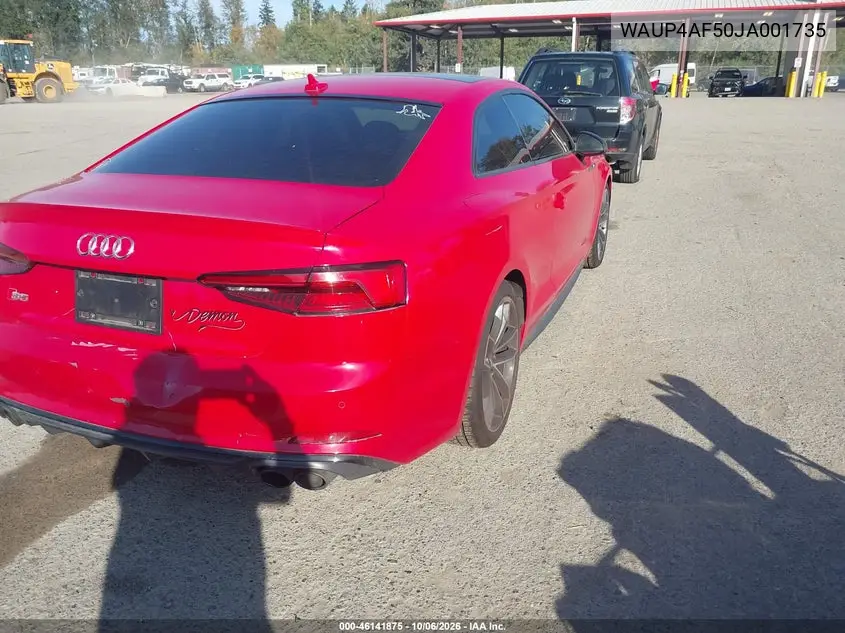 2018 AUDI S5 VIN WAUP4AF50JA001735 — фото 4