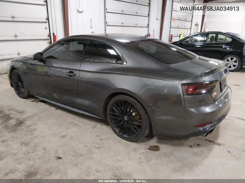 2018 AUDI S5 VIN WAUR4AF58JA034913 — фото 3