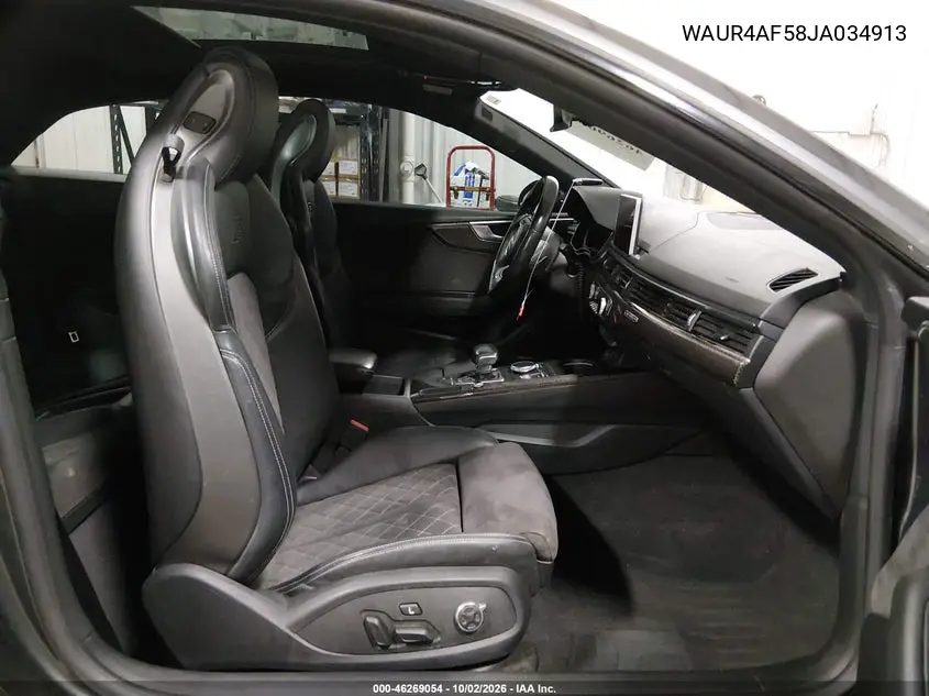 2018 AUDI S5 VIN WAUR4AF58JA034913 — фото 5