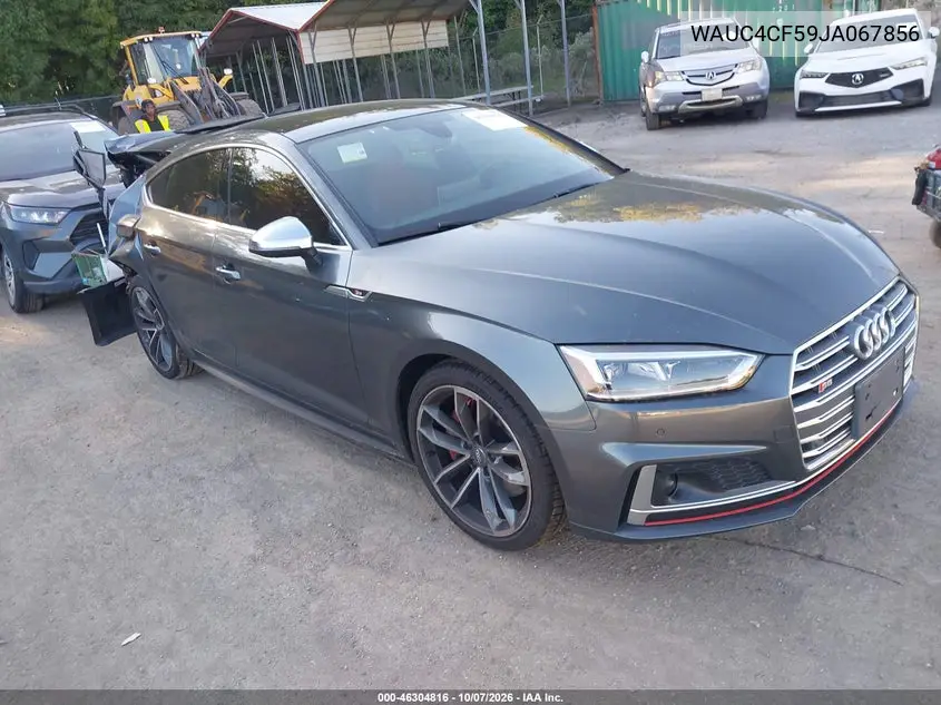 AUDI S5 2018, VIN WAUC4CF59JA067856