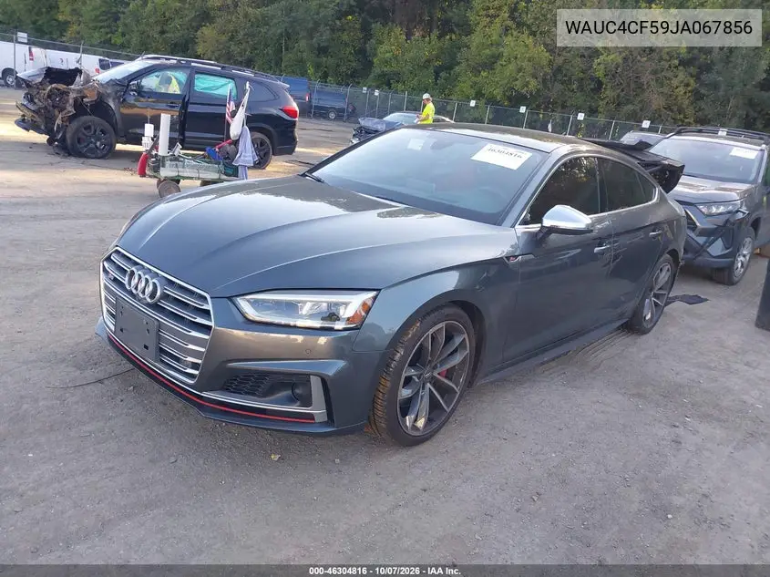 2018 AUDI S5 VIN WAUC4CF59JA067856 — фото 2
