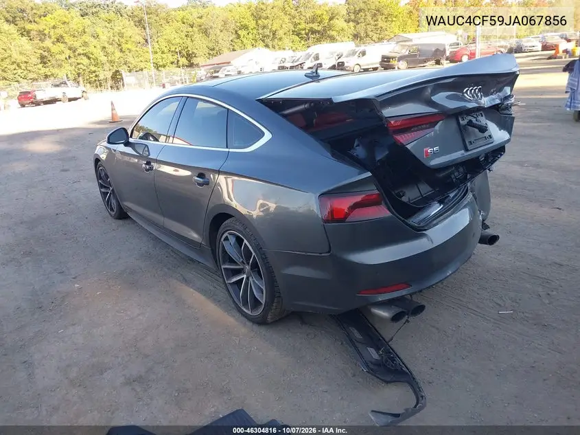 2018 AUDI S5 VIN WAUC4CF59JA067856 — фото 3