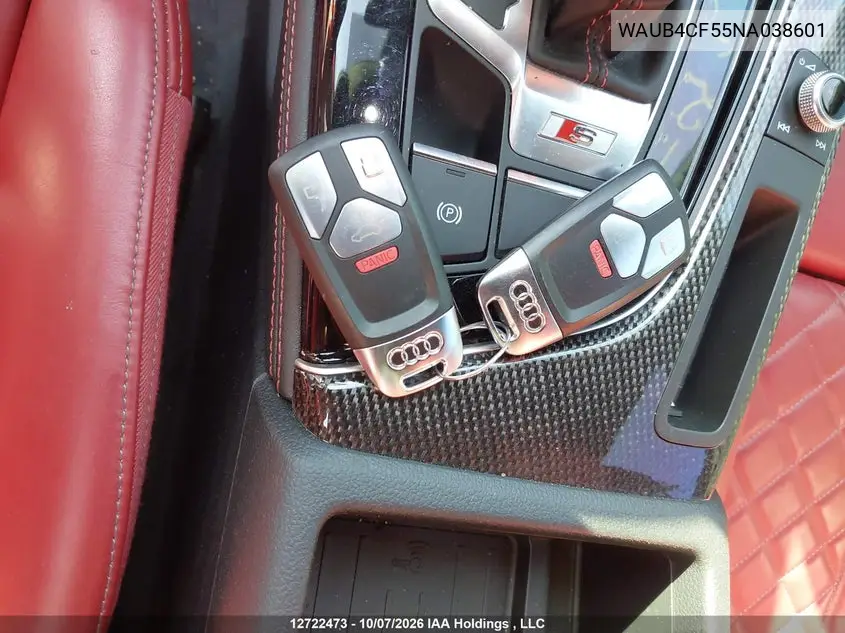 2022 AUDI S5 VIN WAUB4CF55NA038601 — фото 11
