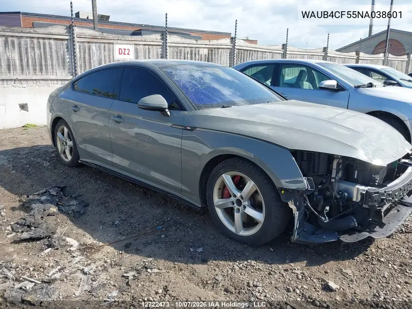 2022 AUDI S5 VIN WAUB4CF55NA038601 — фото 14