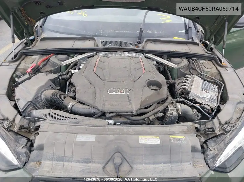 2024 AUDI S5 VIN WAUB4CF50RA069714 — фото 10
