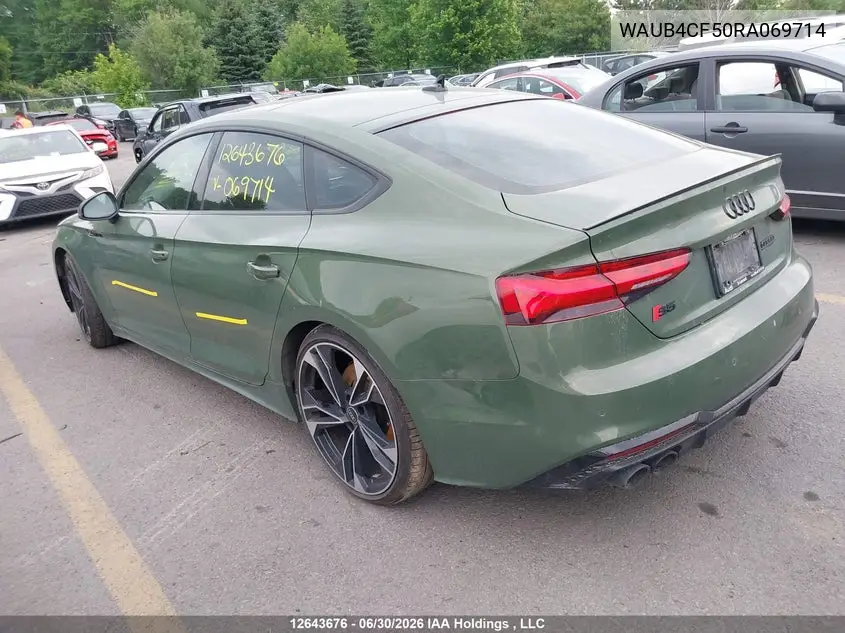 2024 AUDI S5 VIN WAUB4CF50RA069714 — фото 14