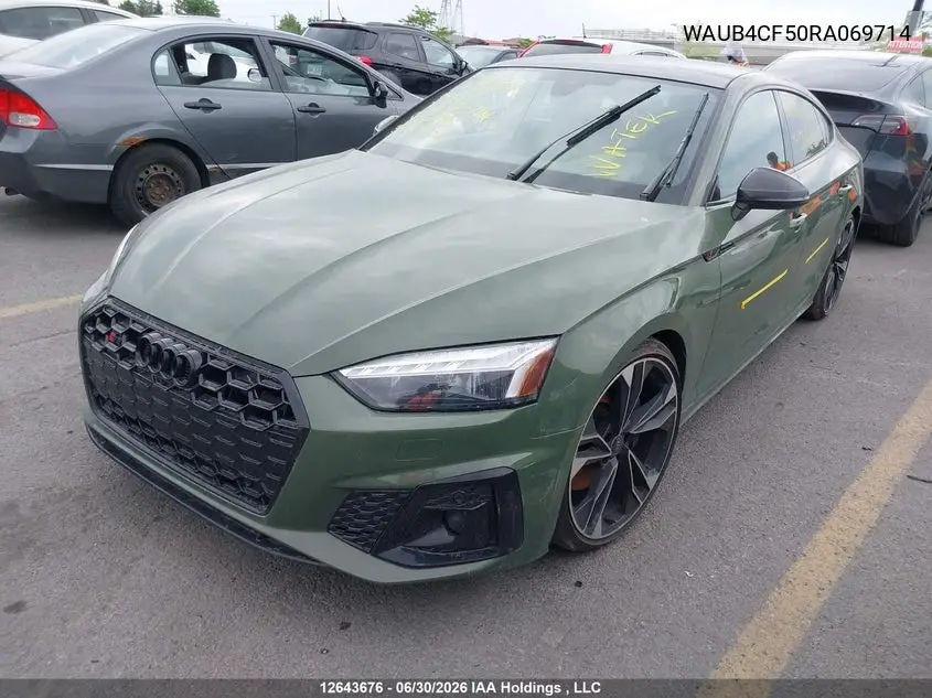 2024 AUDI S5 VIN WAUB4CF50RA069714 — фото 2