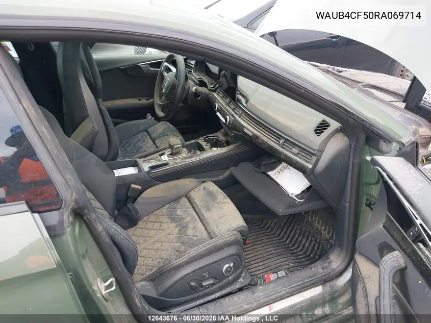 2024 AUDI S5 VIN WAUB4CF50RA069714 — фото 5