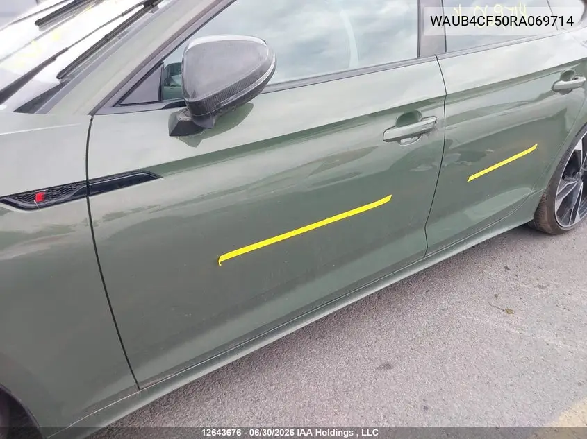 2024 AUDI S5 VIN WAUB4CF50RA069714 — фото 6