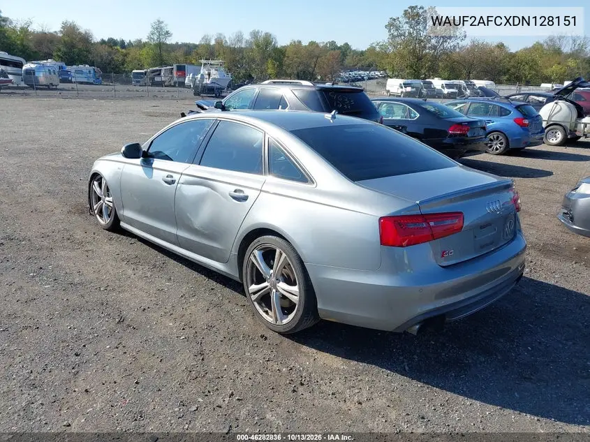 2013 AUDI S6 VIN WAUF2AFCXDN128151 — фото 3