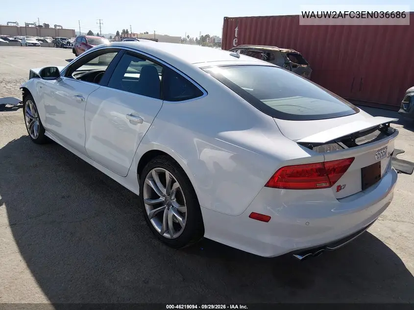 2014 AUDI S7 VIN WAUW2AFC3EN036686 — фото 3