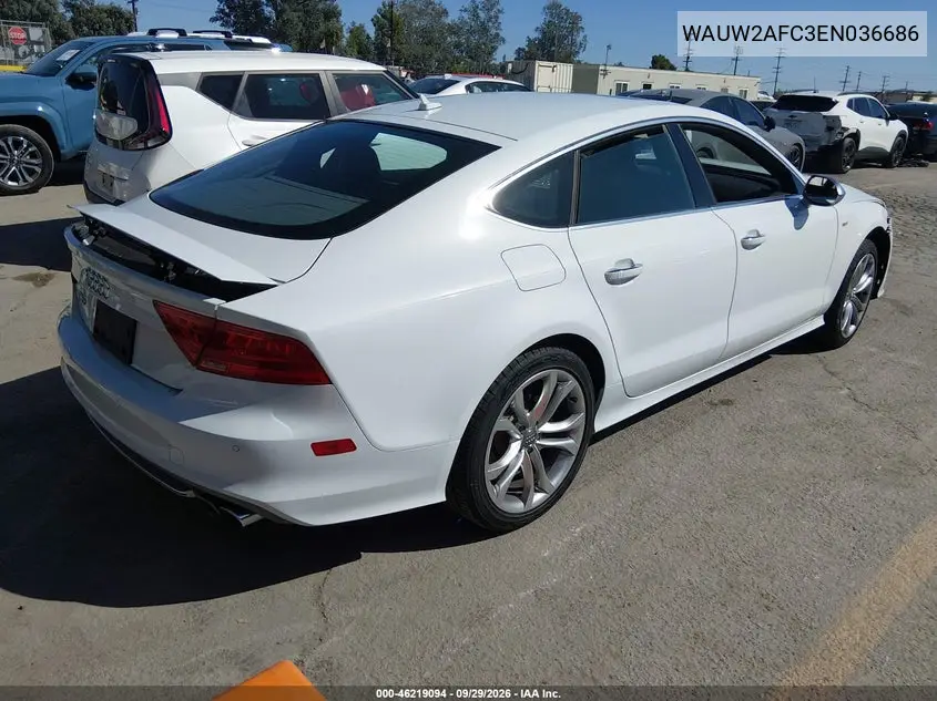 2014 AUDI S7 VIN WAUW2AFC3EN036686 — фото 4