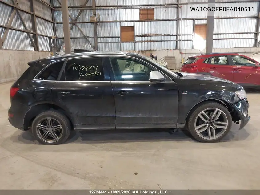 2014 AUDI SQ5 VIN WA1CGCFP0EA040511 — фото 12