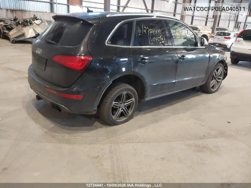 2014 AUDI SQ5 VIN WA1CGCFP0EA040511 — фото 4