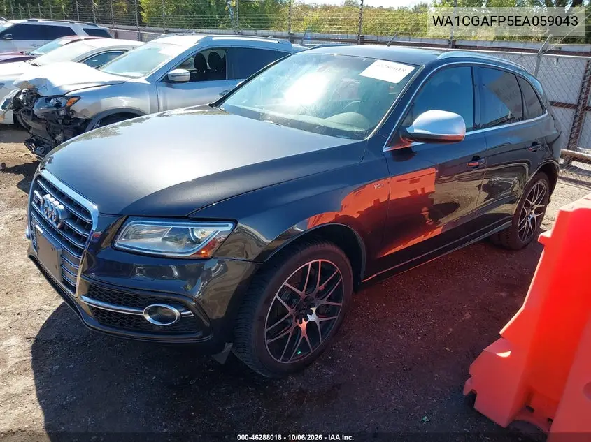 2014 AUDI SQ5 VIN WA1CGAFP5EA059043 — фото 2