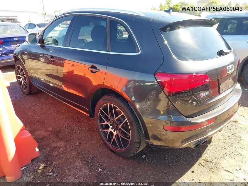 2014 AUDI SQ5 VIN WA1CGAFP5EA059043 — фото 3