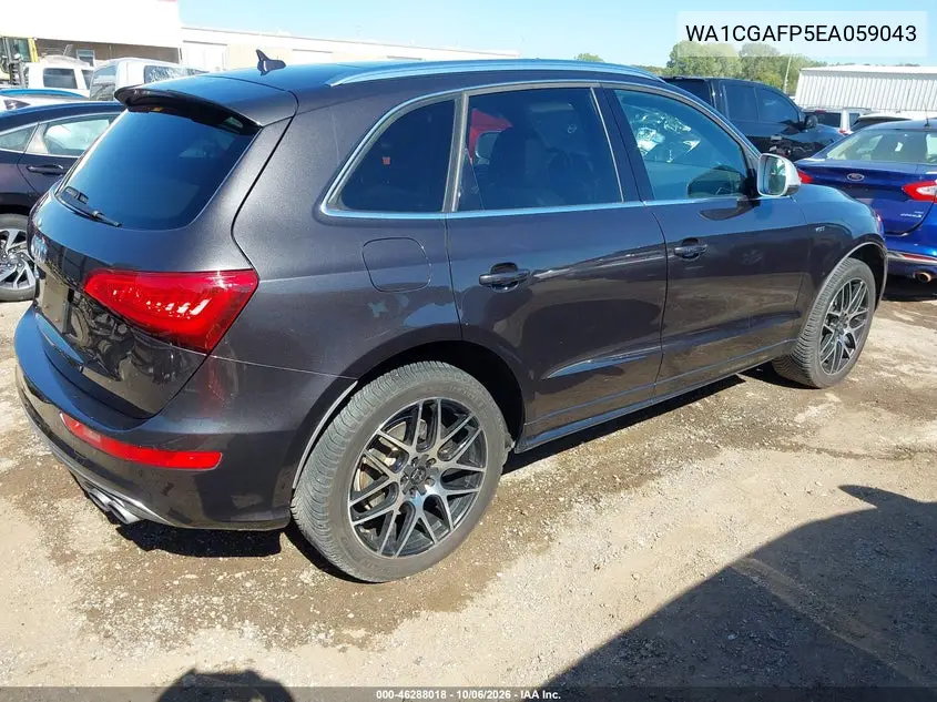 2014 AUDI SQ5 VIN WA1CGAFP5EA059043 — фото 4