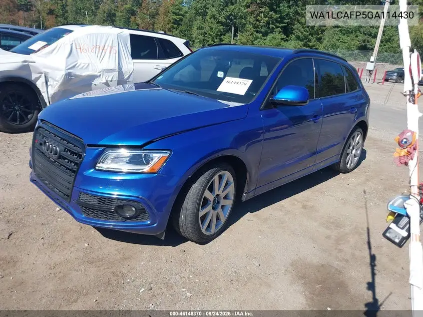 2016 AUDI SQ5 VIN WA1LCAFP5GA114430 — фото 2