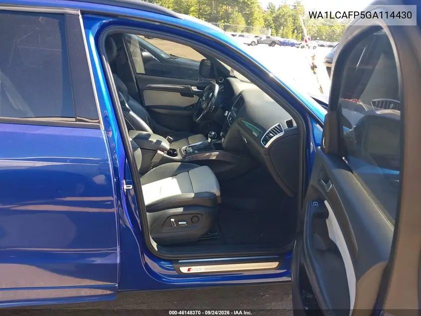 2016 AUDI SQ5 VIN WA1LCAFP5GA114430 — фото 5