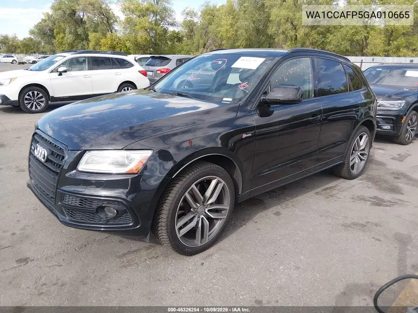 2016 AUDI SQ5 VIN WA1CCAFP5GA010665 — фото 2