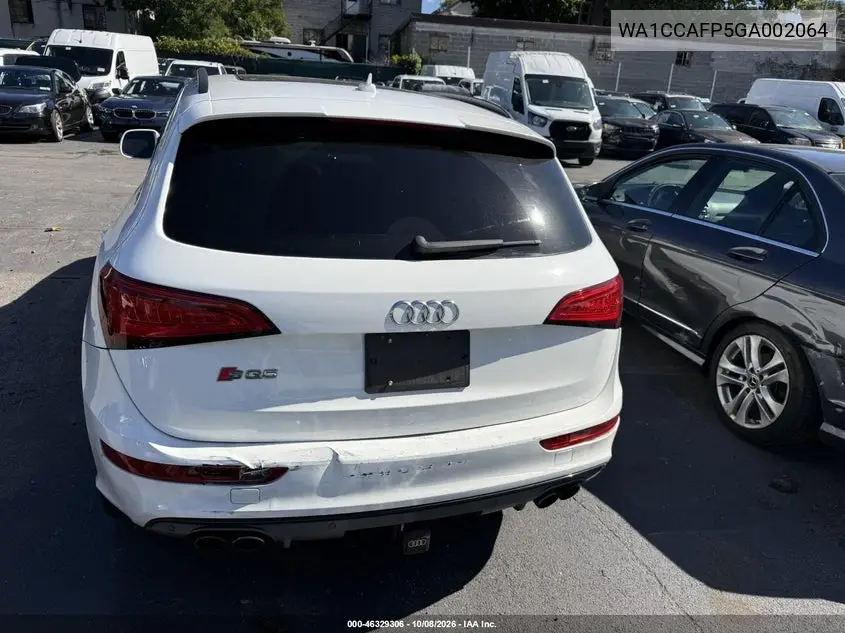 2016 AUDI SQ5 VIN WA1CCAFP5GA002064 — фото 11