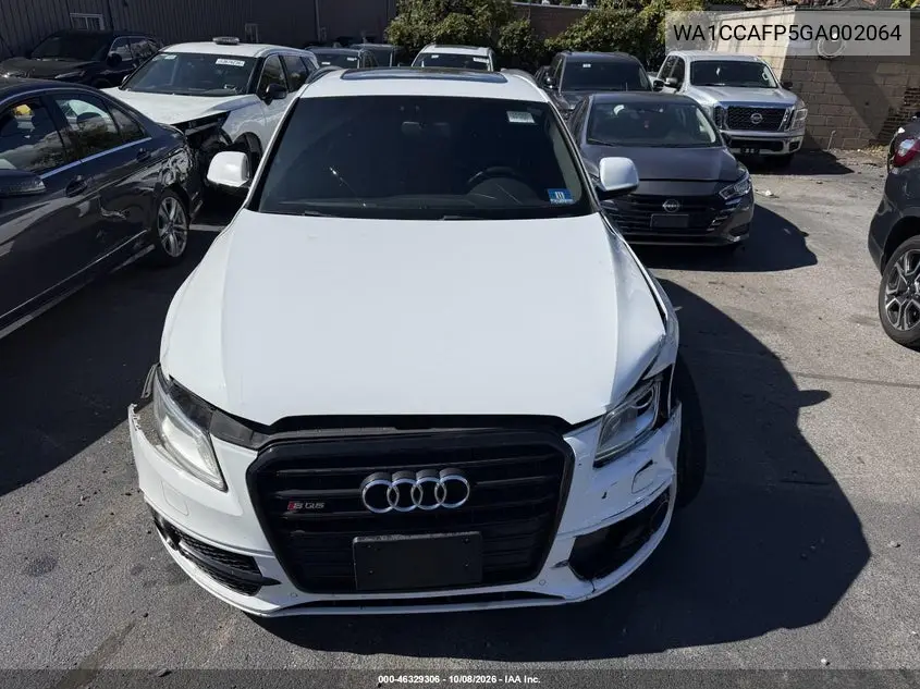 2016 AUDI SQ5 VIN WA1CCAFP5GA002064 — фото 6