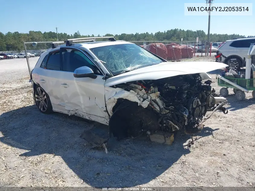 AUDI SQ5 2018, VIN WA1C4AFY2J2053514