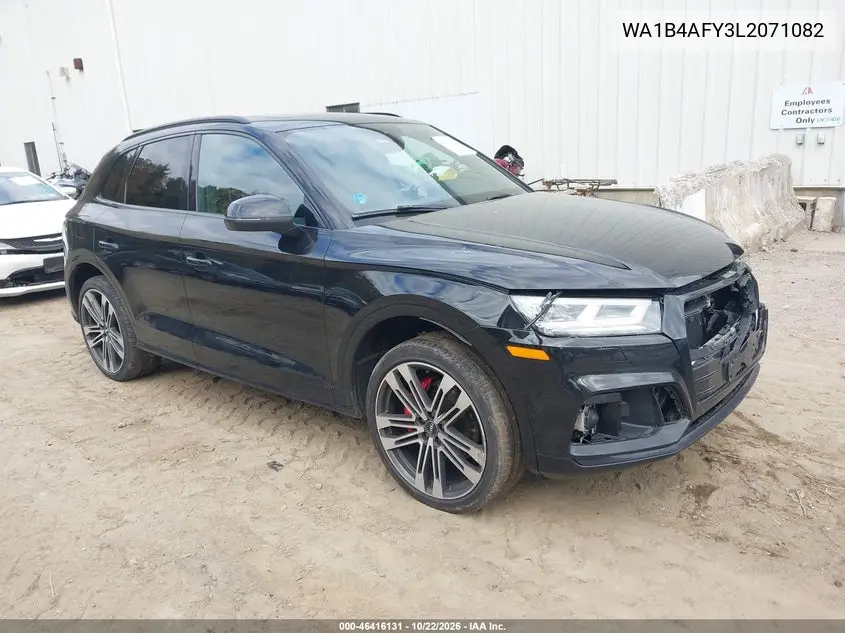 AUDI SQ5 2020, VIN WA1B4AFY3L2071082
