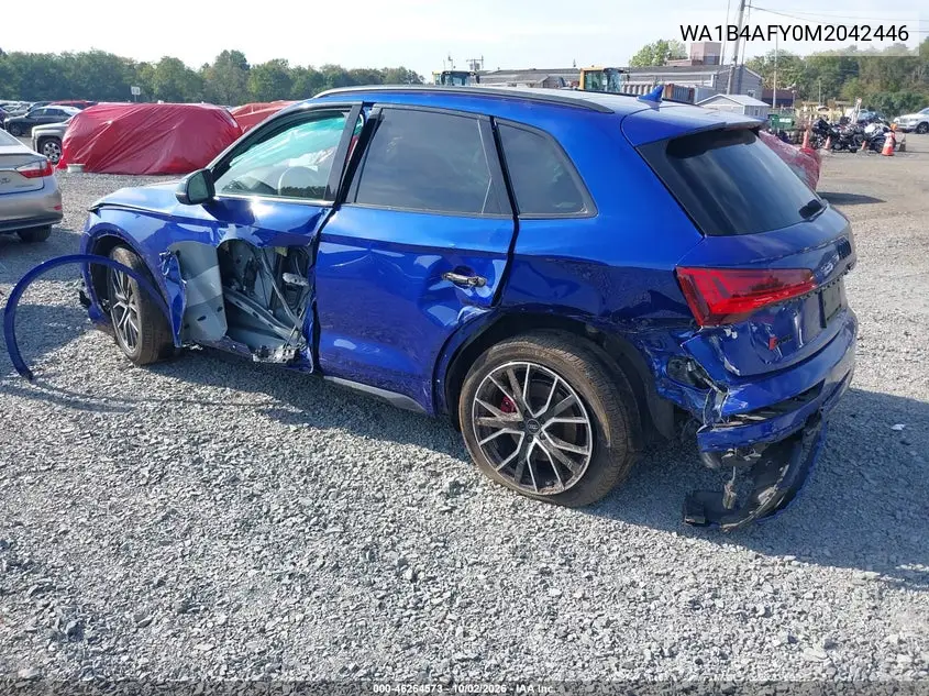 2021 AUDI SQ5 VIN WA1B4AFY0M2042446 — фото 3