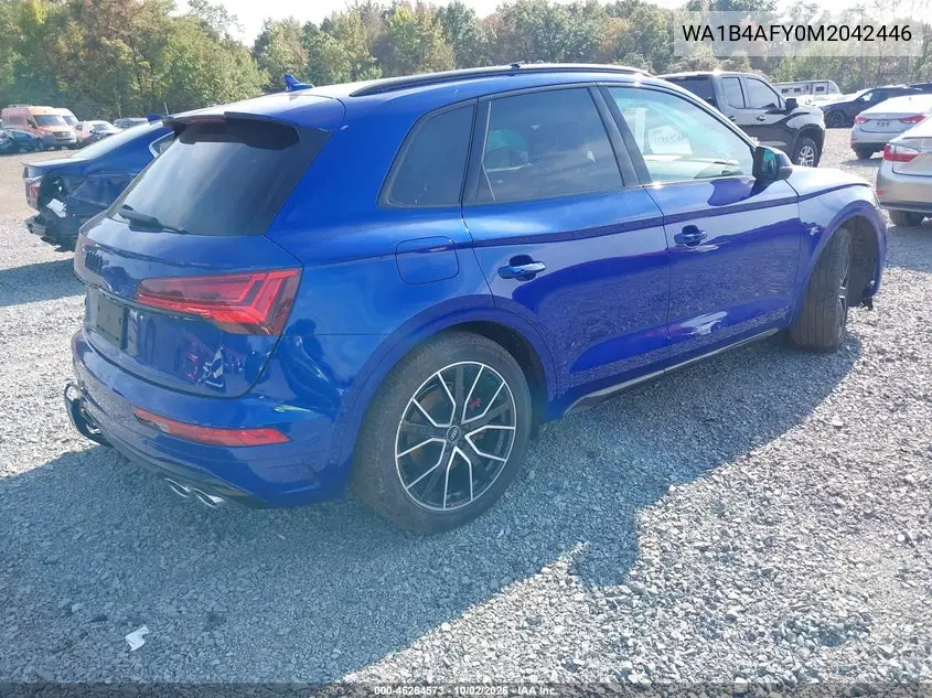 2021 AUDI SQ5 VIN WA1B4AFY0M2042446 — фото 4