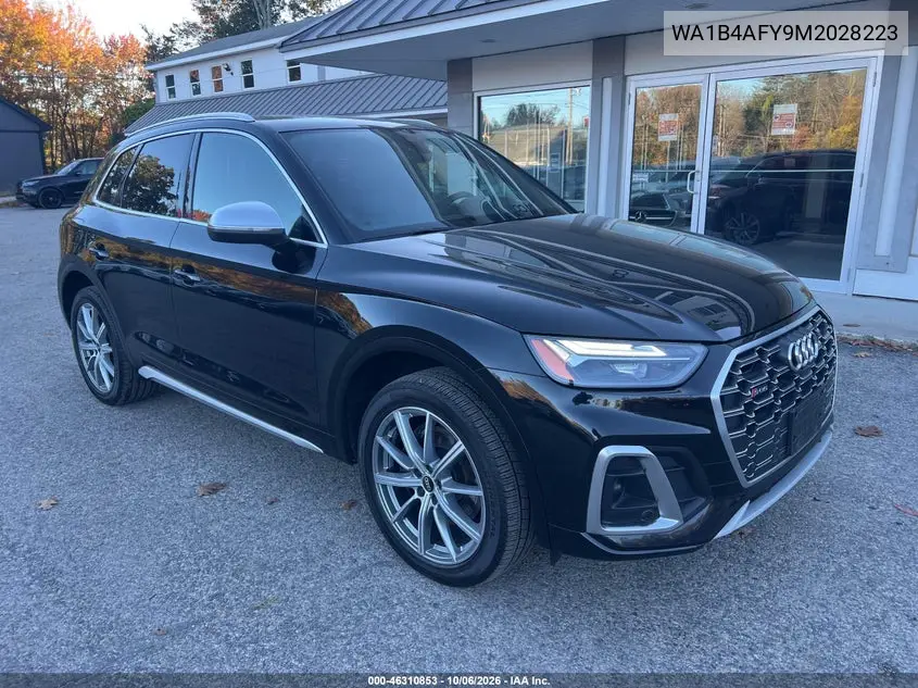 AUDI SQ5 2021, VIN WA1B4AFY9M2028223