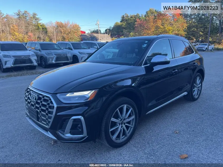 2021 AUDI SQ5 VIN WA1B4AFY9M2028223 — фото 2