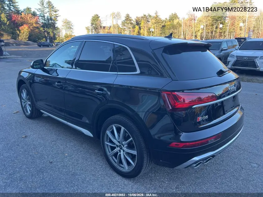 2021 AUDI SQ5 VIN WA1B4AFY9M2028223 — фото 3