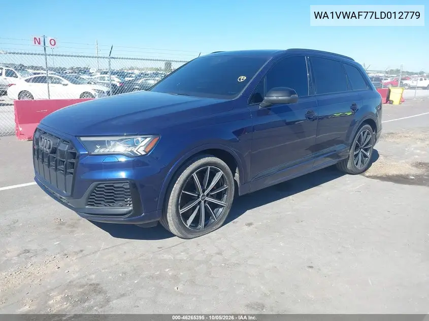 2020 AUDI SQ7 VIN WA1VWAF77LD012779 — фото 2