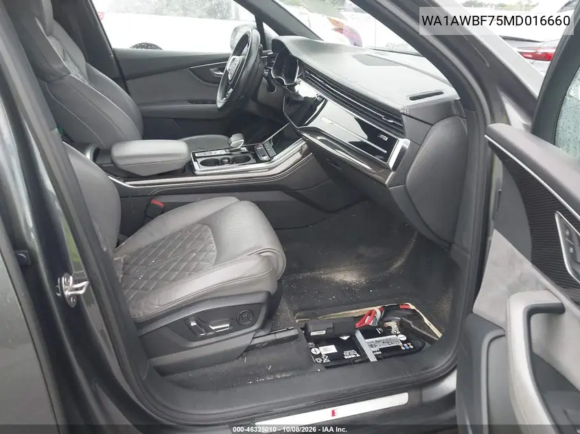 2021 AUDI SQ7 VIN WA1AWBF75MD016660 — фото 5