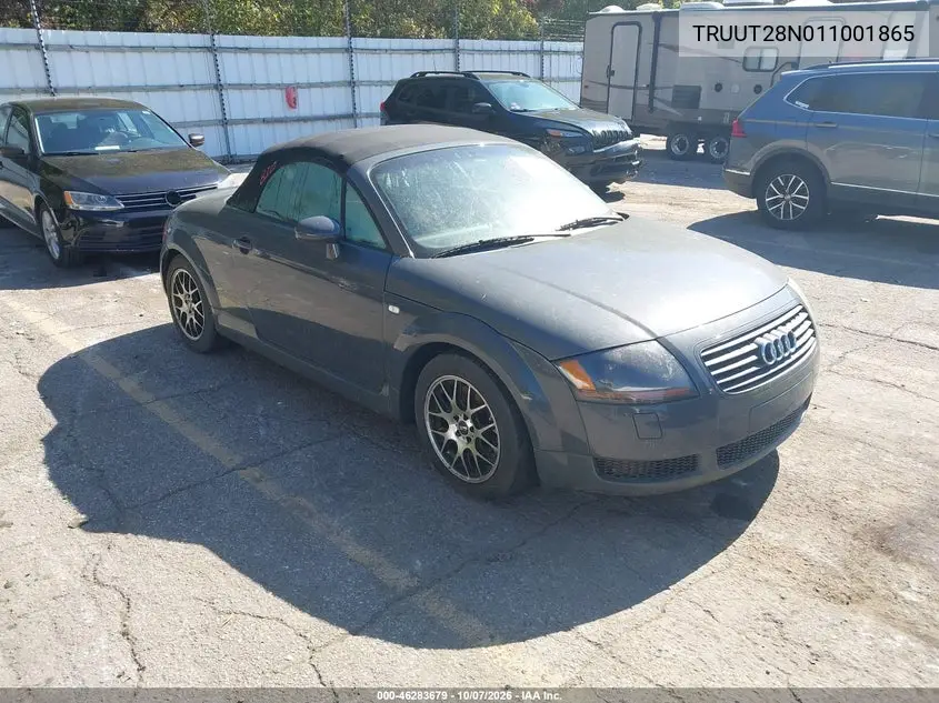 AUDI TT 2001, VIN TRUUT28N011001865