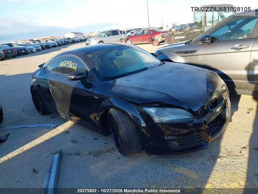 AUDI TT 2008, VIN TRUZZZ8J681028105
