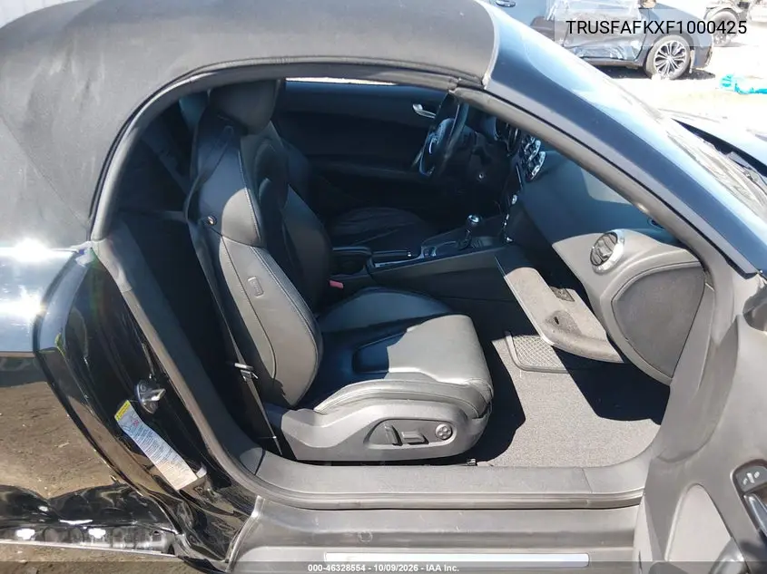 2015 AUDI TT VIN TRUSFAFKXF1000425 — фото 5