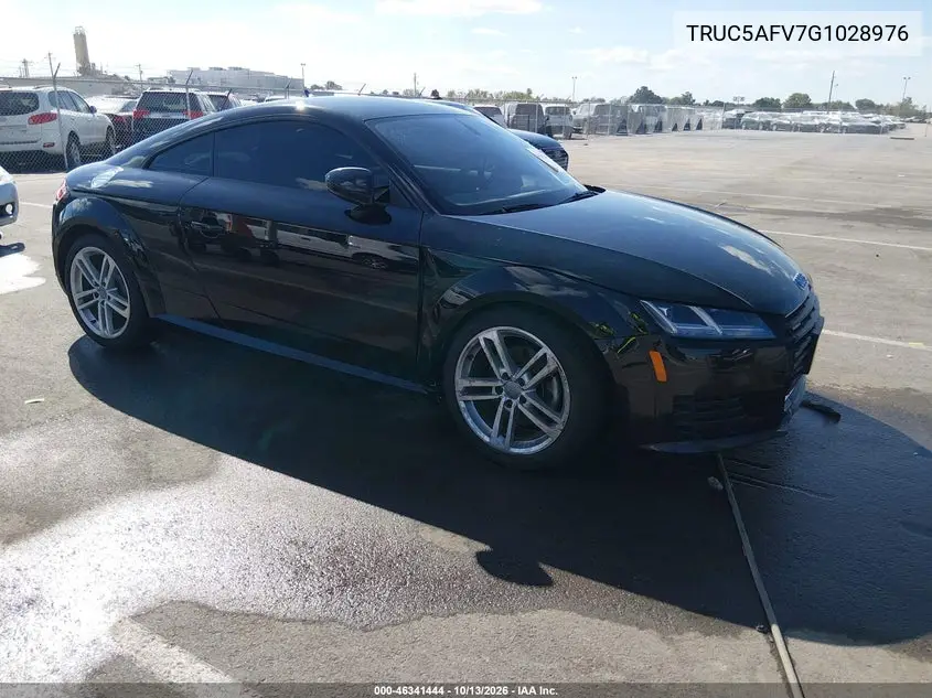 AUDI TT 2016, VIN TRUC5AFV7G1028976