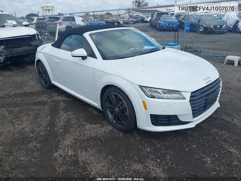 AUDI TT 2018, VIN TRUT5CFV4J1007070