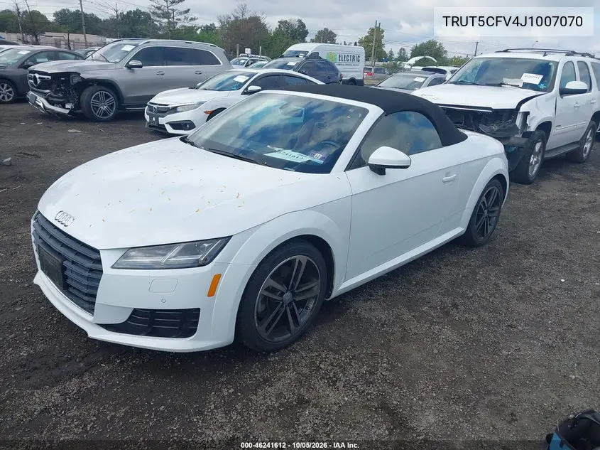 2018 AUDI TT VIN TRUT5CFV4J1007070 — фото 2