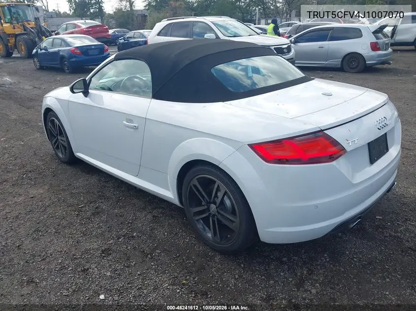 2018 AUDI TT VIN TRUT5CFV4J1007070 — фото 3