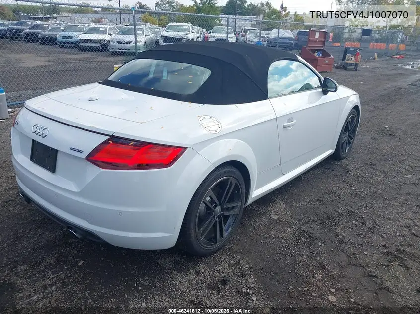 2018 AUDI TT VIN TRUT5CFV4J1007070 — фото 4