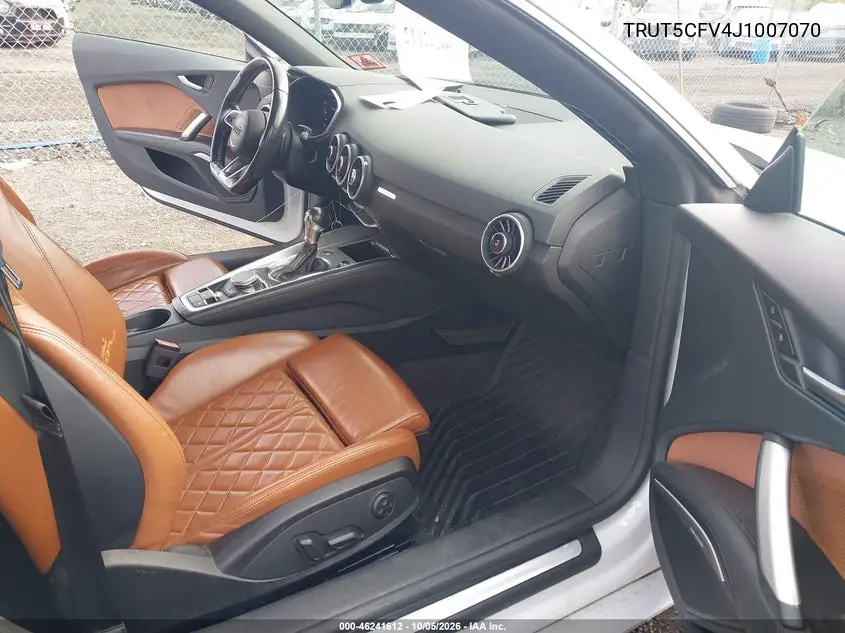2018 AUDI TT VIN TRUT5CFV4J1007070 — фото 5