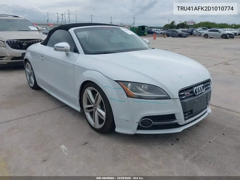 AUDI TTS 2013, VIN TRU41AFK2D1010774